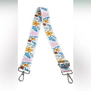 Floral Patterned Crossbody Bag Strap
